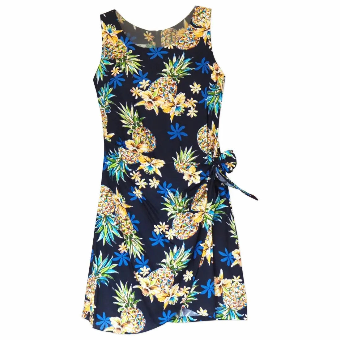 Buy More, Save More Pineapple Blue Honi Hawaiian Dress