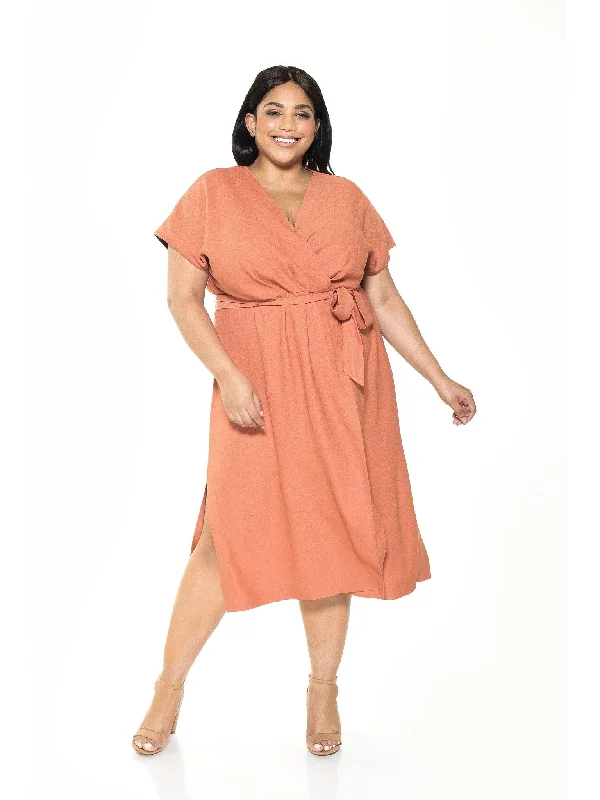 backless dressIris Wrap Dress - Plus Size