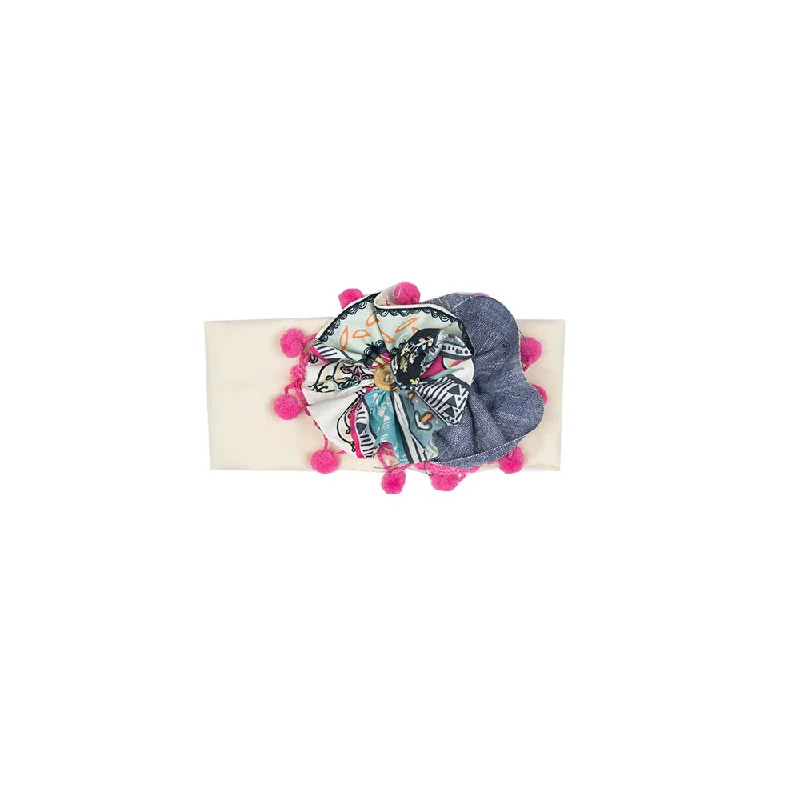 Deal Explosion textured dressHaute Baby Chelsea Girl Headband