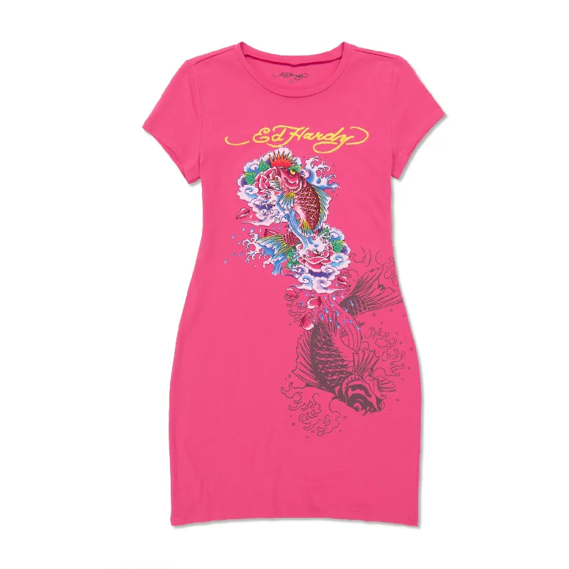 velvet dressKoi Fish Baby Tee Dress