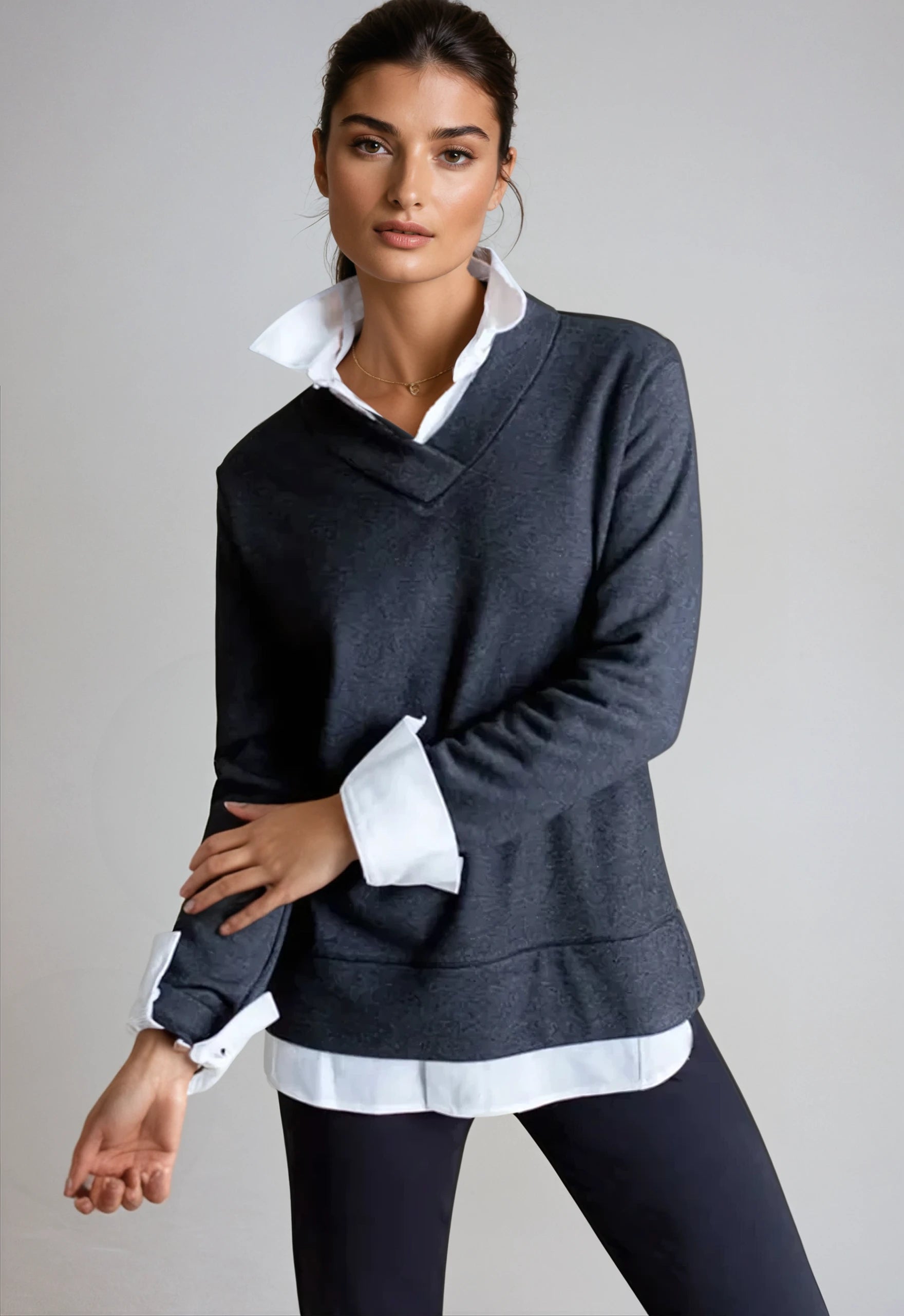 eco-friendly sports hoodiePower Vee 'Sweater' Sweatshirt