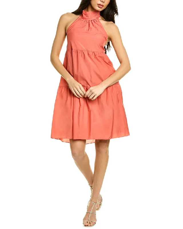 ashionable dressTheory Halter A Line Dress