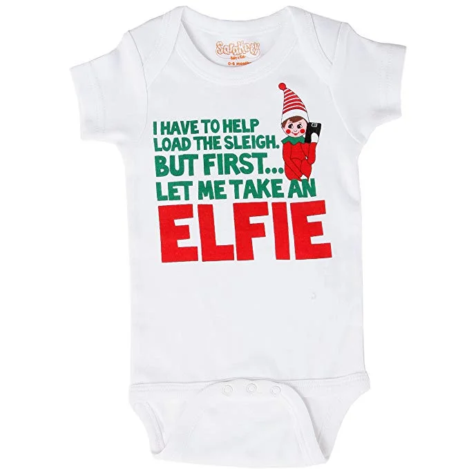 Don't Miss elegant shift dressSara Kety Let Me Take an Elfie Onesie