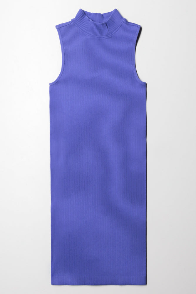 velvet dressTurtle Neck Bodycon Sleeveless Plum