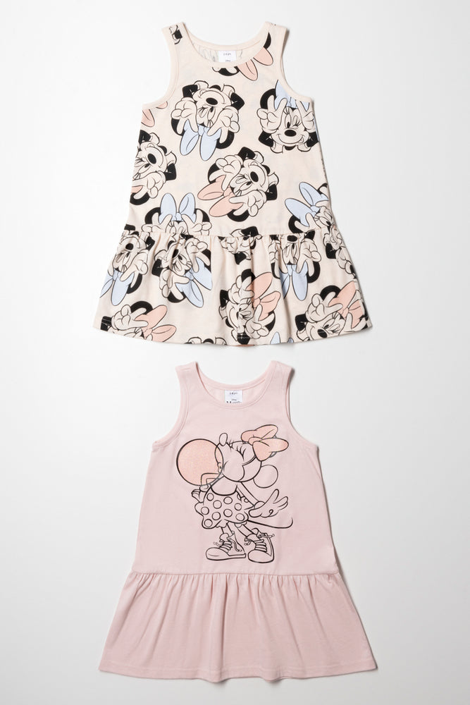 casual slip dressMinnie Mouse 2 Pack Dress Nude