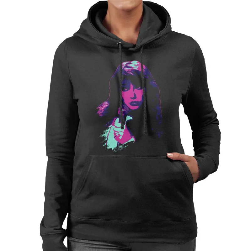 Savings Bonanza premium hoodiepremium hoodieTV Times Kate Bush Performing 1978 Pop Art Stylised Women's Hooded Sweatshirt