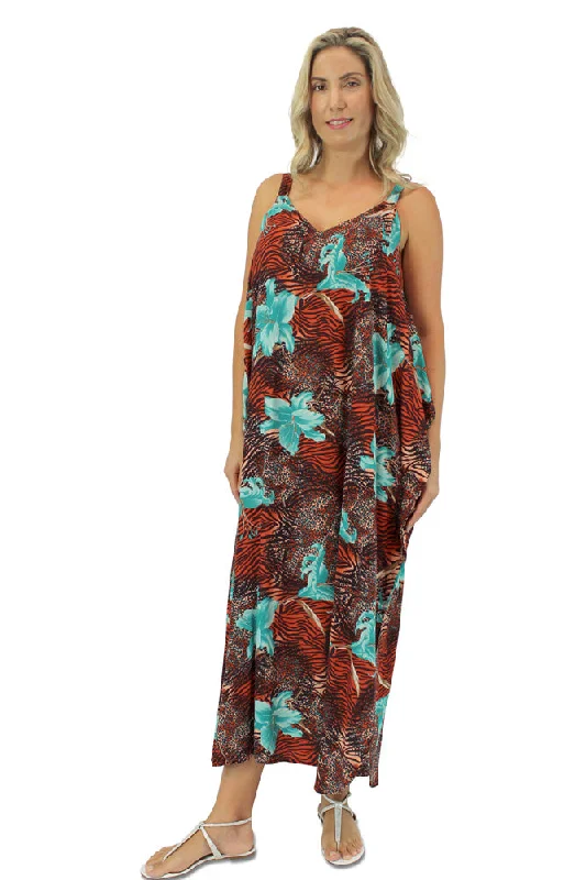 Referral Discount Harmony Dress "Flower Animal" Print