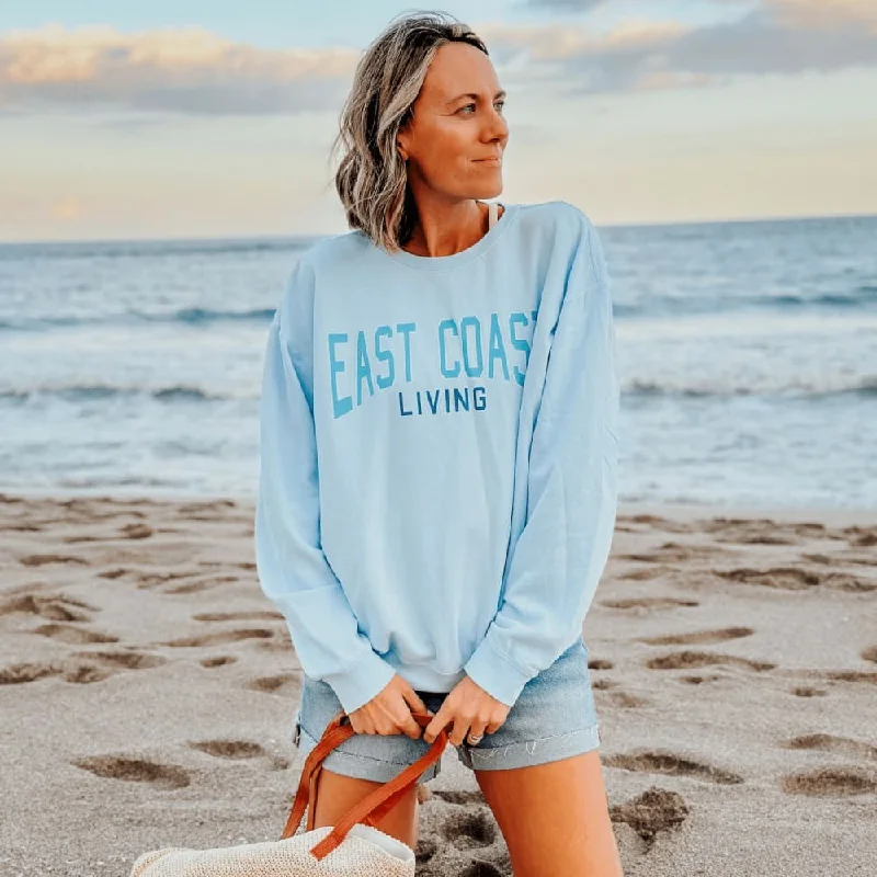 Steals and Deals minimalist gym sweatshirtEast Coast Crewneck