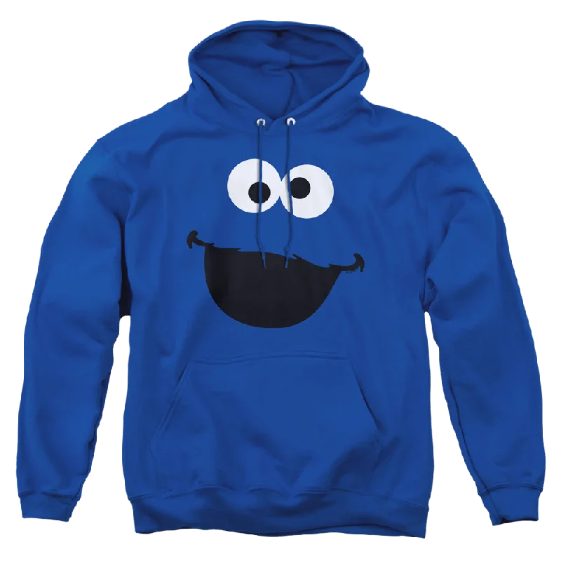 comfortable fleece hoodieSesame Street Cookie Monster Face - Pullover Hoodie