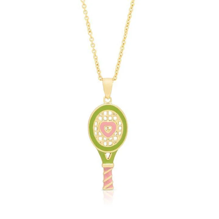 Take Advantage summer dressLily Nily Tennis Racket Pendant