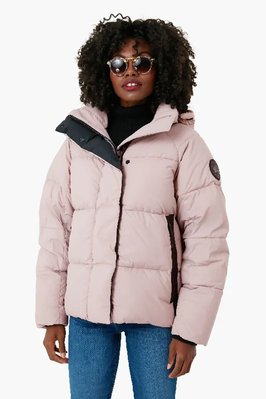 lightweight winter coatBlack Label Lucent Rose Junction Parka