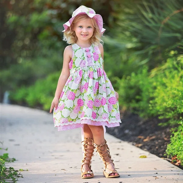 Deal Explosion comfy maxi dressHaute Baby Summer Blooms Dress