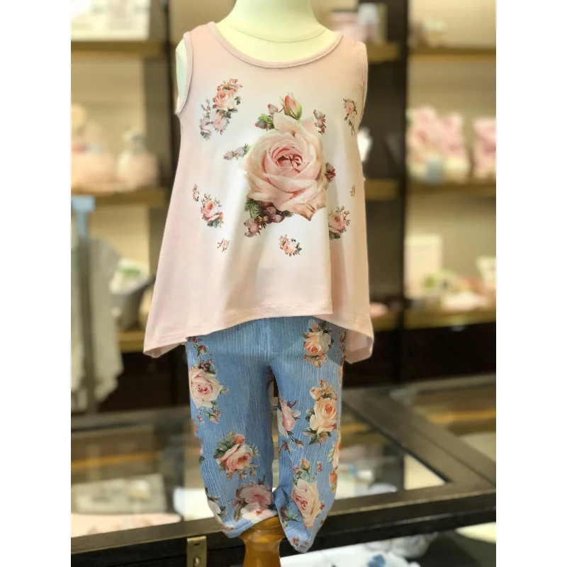 Special Price t-shirt dressLittle Mass Rose Legging Set