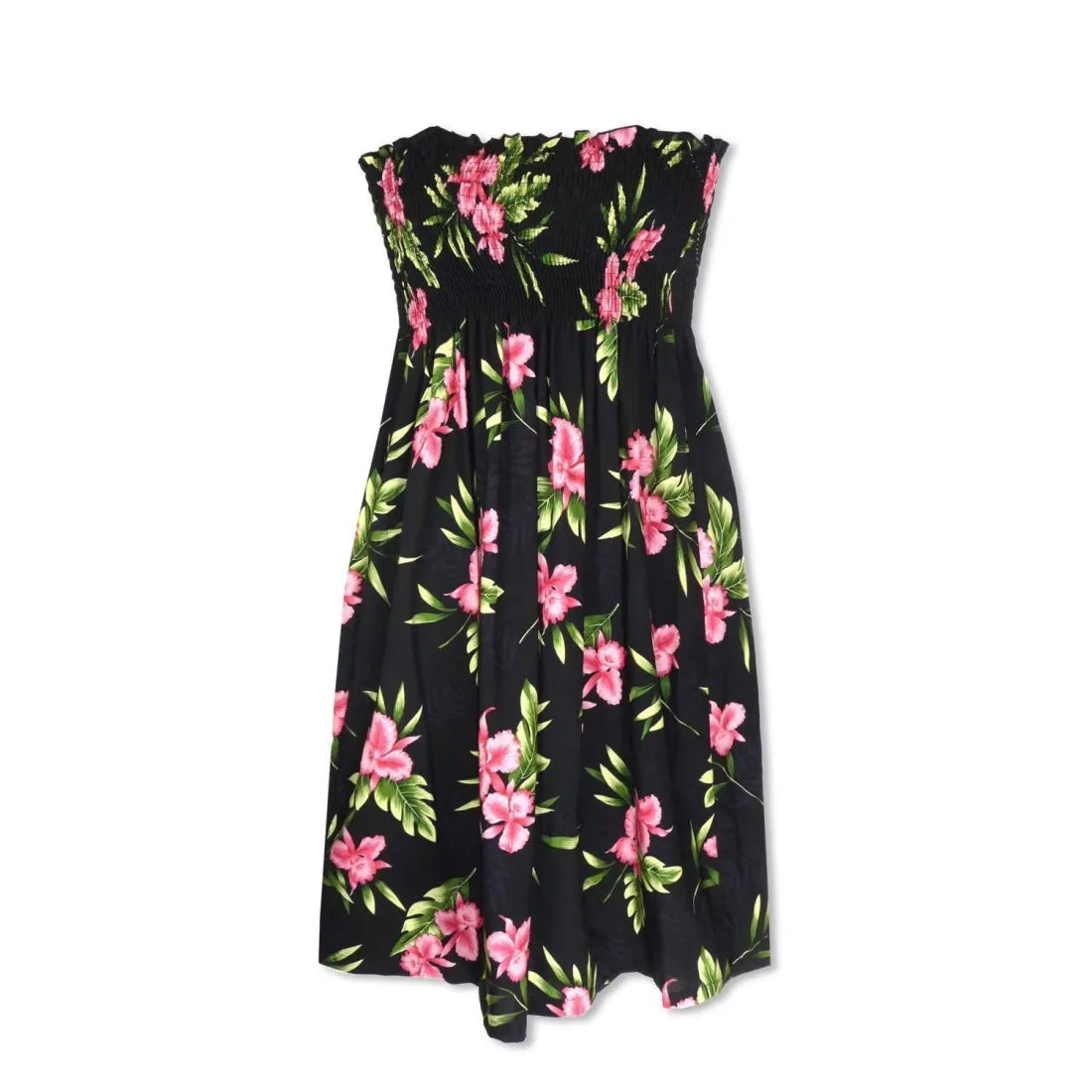 Can't Be Beat Midnight Black Moonkiss Hawaiian Dress
