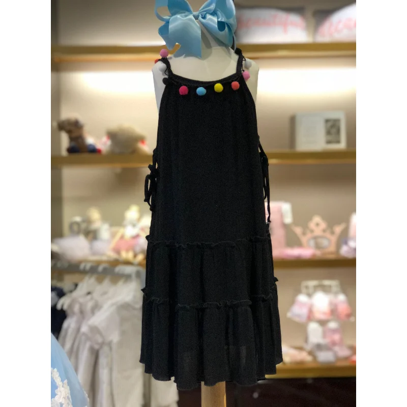 Can't Miss ashionable dressLittle Mass Rainbow girl Tiered Dress