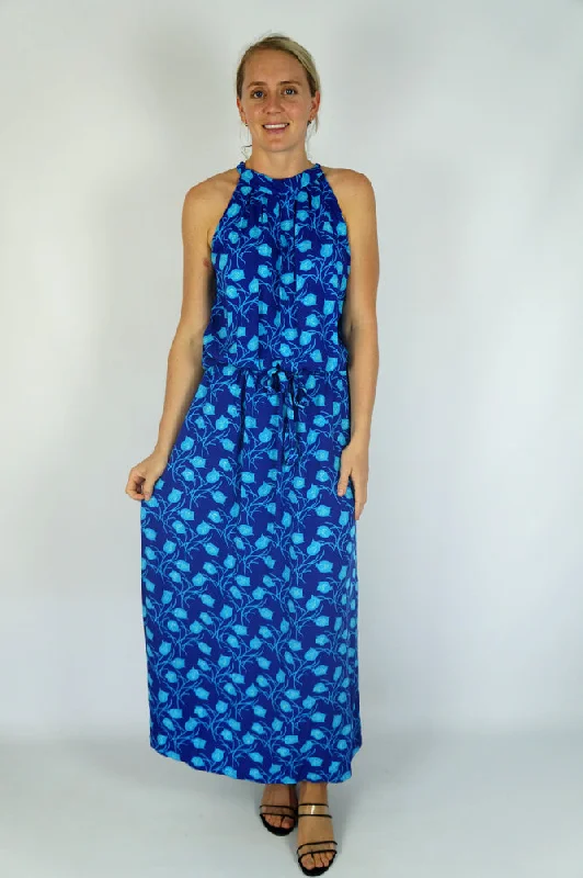 Season Finale Sale Long Chloe Dress "Tulips"