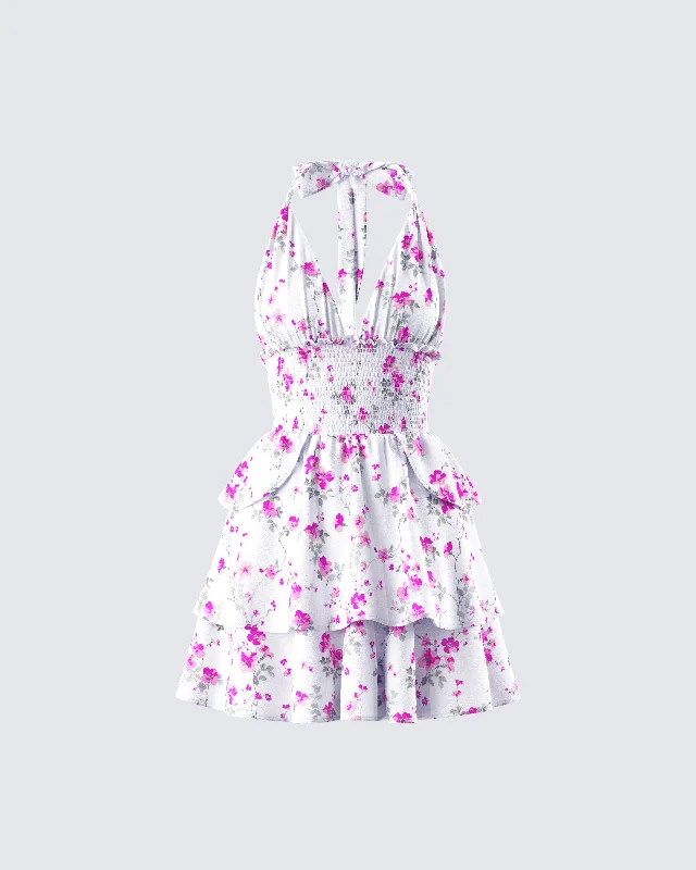 wrap dressMahin Floral Print Mini Dress