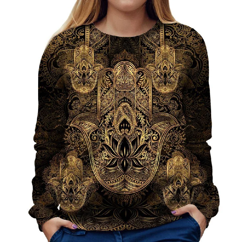Quick Sale fashionable gym hoodieHand Of Fatima Women Sweatshirt