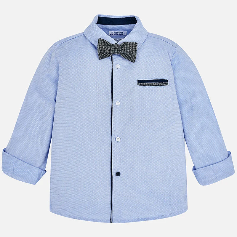 Price Smash layered dressMayoral Long Sleeve Shirt and Bowtie