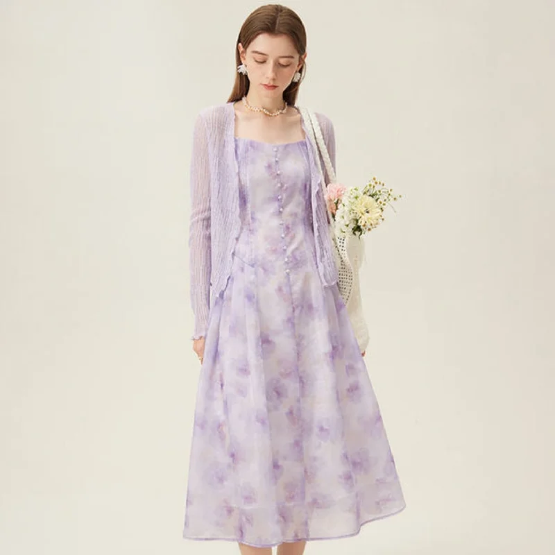 Savings Event statement dressFloral Sleeveless Summer Dress