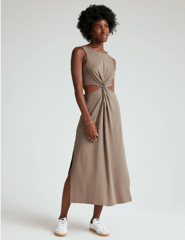 luxury dressAround The World Front Twist Dress