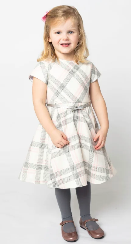 Hurry In elegant dressLuli and Me Plaid Girl Dress