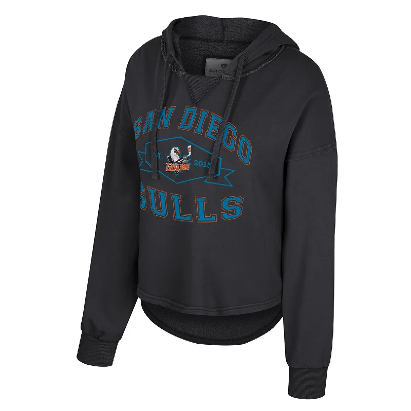 fashionable gym hoodieWomen's San Diego Gulls For Serious Fleece Hoodie