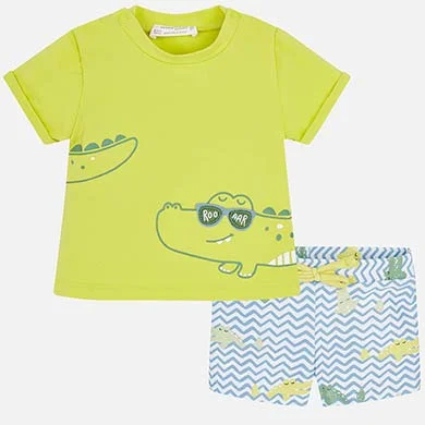 Exclusive Savings high-waisted dressAlligator swimsuit for boy