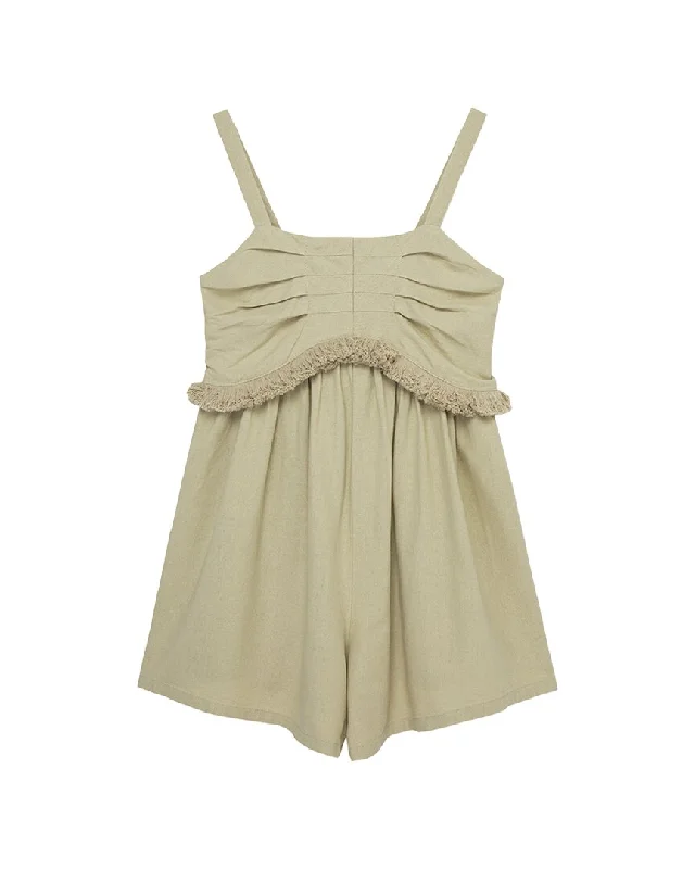 New Markdowns printed dressHabitual Fringe Linen-Blend Romper