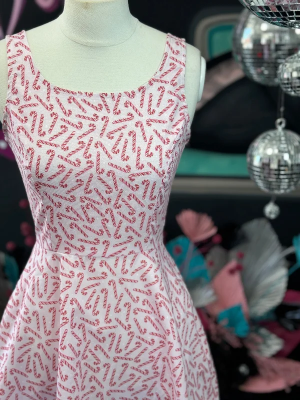Epic Deals elegant dressCandy Cane Skater Dress