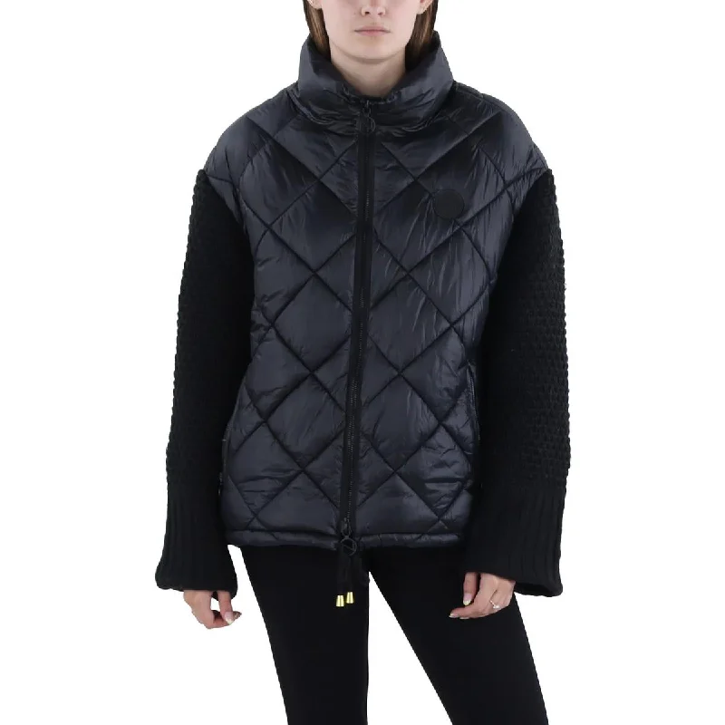 long-sleeve winter jacketWomens Lightweight Nylon Puffer Jacket