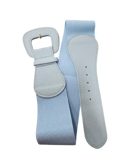 Discount Deals playful dressDolly Elasticated Belt - Sky Blue