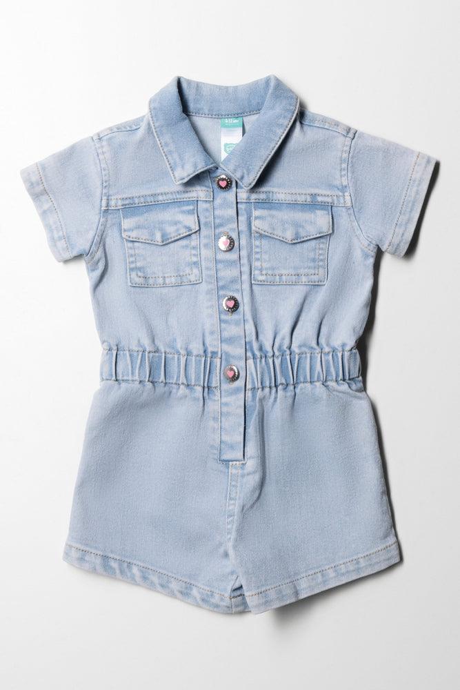 t-shirt dressDenim Short-All Light Blue