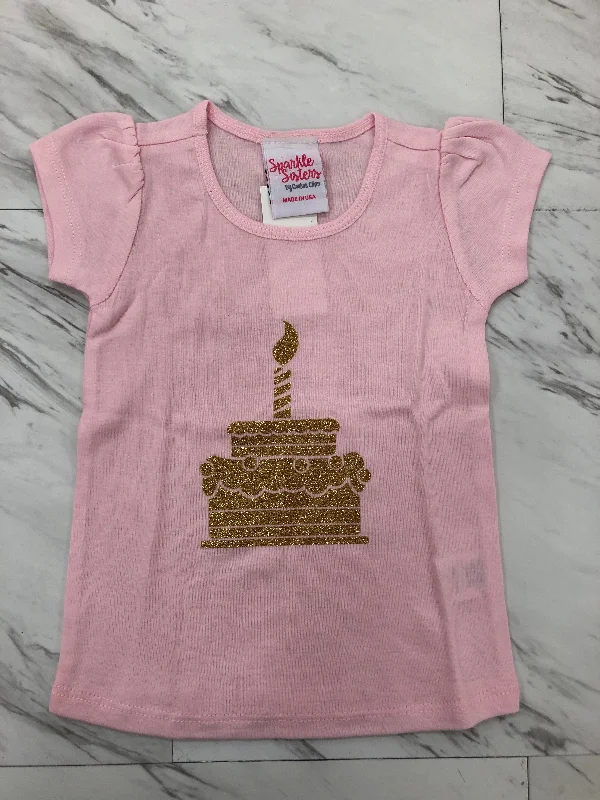 Today's Special flowy dressPink and Gold Glitter Cake Birthday Shirt