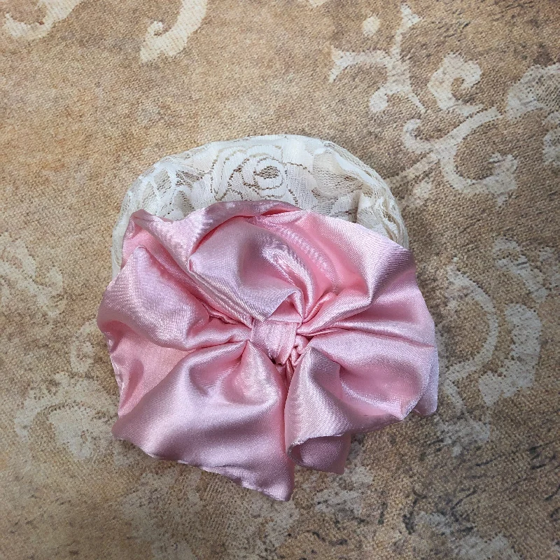 minimalistic dressPink Satin Bow