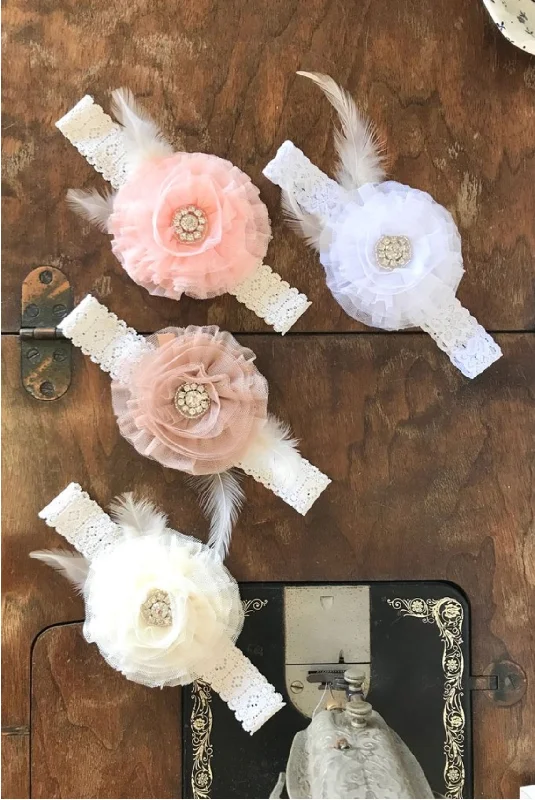 Great Deals classic fit-and-flare dressTulle and Feather Headband