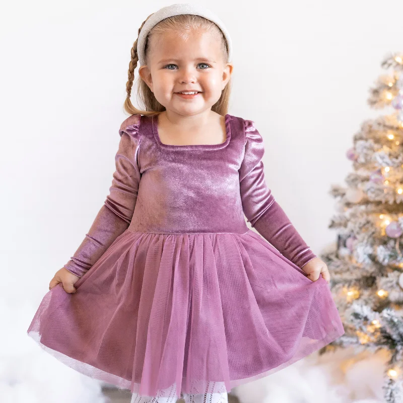 relaxed fit dressAmethyst Velvet Tutu Dress