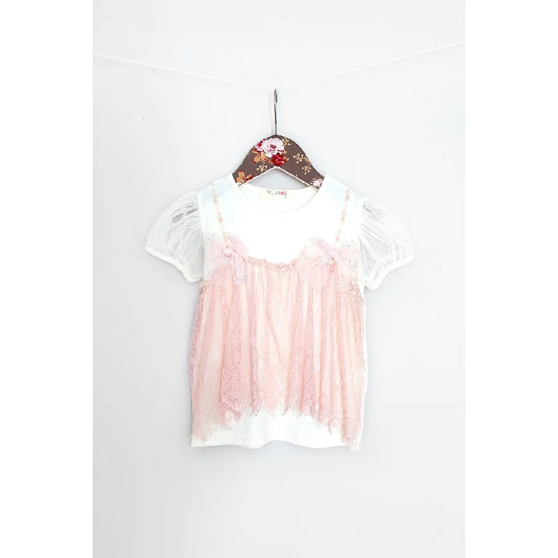 Buy Now fitted cocktail dressMaeli Rose Lace Overlay Top