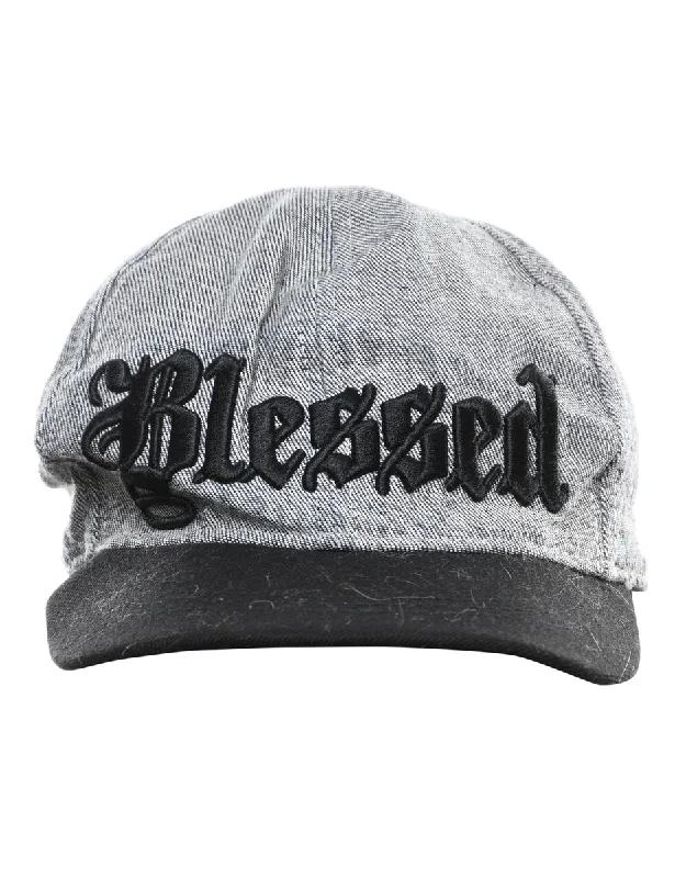 casual coatGrey Blessed Embroidery Cap - XS