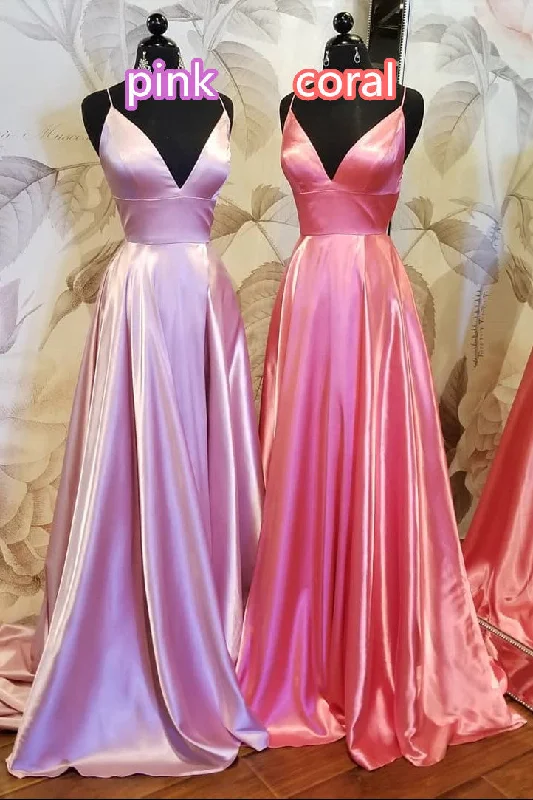 Seasonal Clearance sleek midi dressElegant Yellow Satin Long Prom Dress with Cross Back