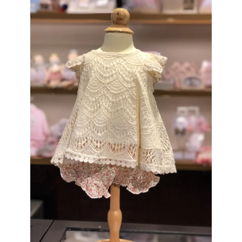 Blowout Sale vintage-inspired dressLittle Mass Pink Bloomer Set