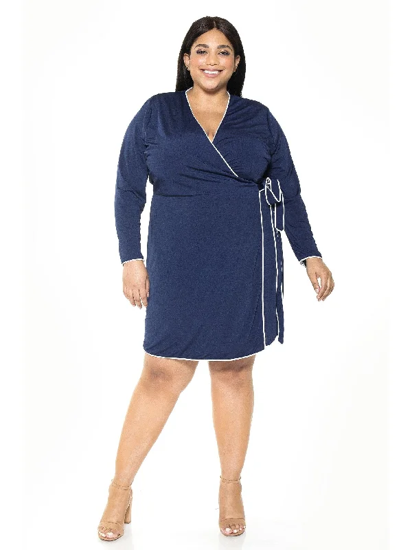 shift dressAmelia Wrap Dress - Plus Size