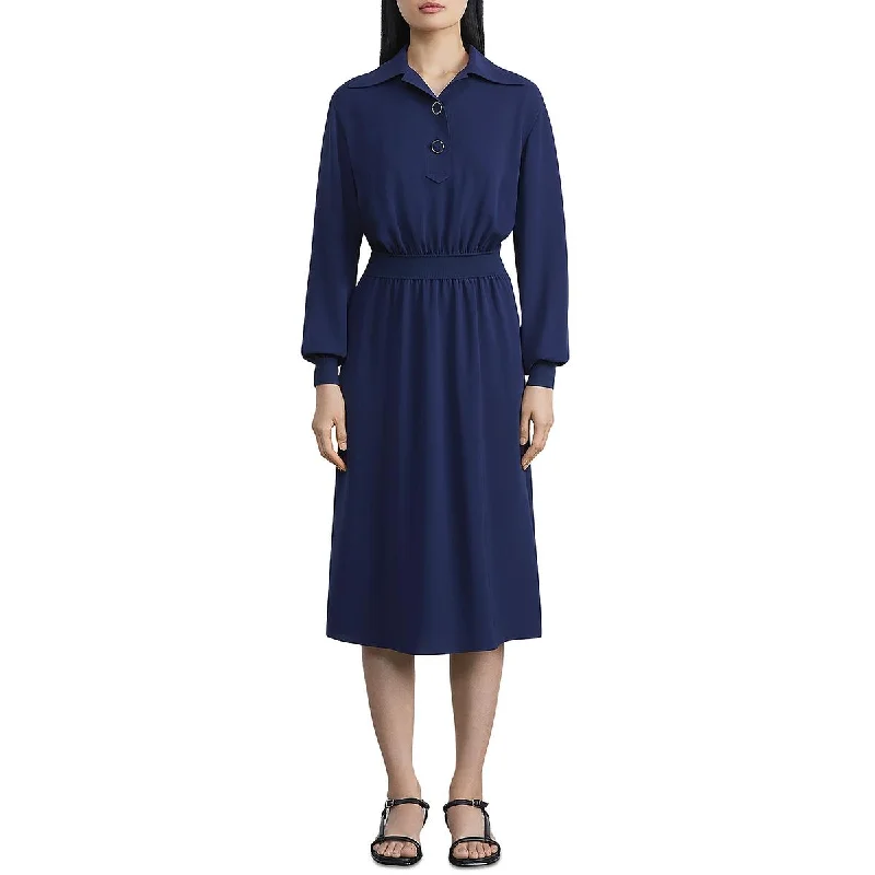 Act Now romantic dressWomens Waistband Casual Midi Dress