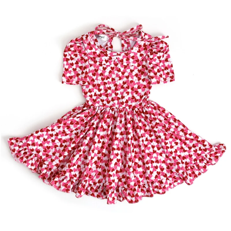 floral midi dressConfetti Hearts Twirl Dress