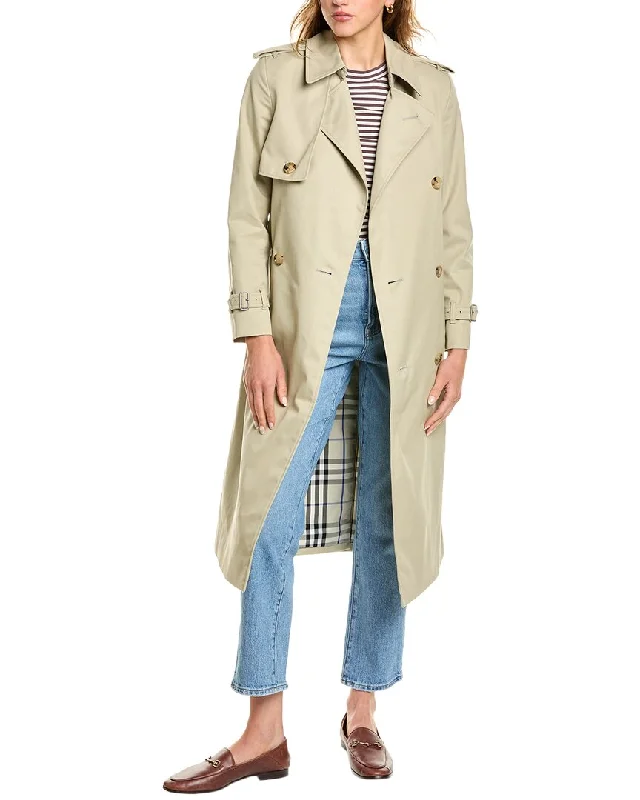 Hot Deal fashion coat with hoodBurberry Double-Breasted Belted Trench Coat
