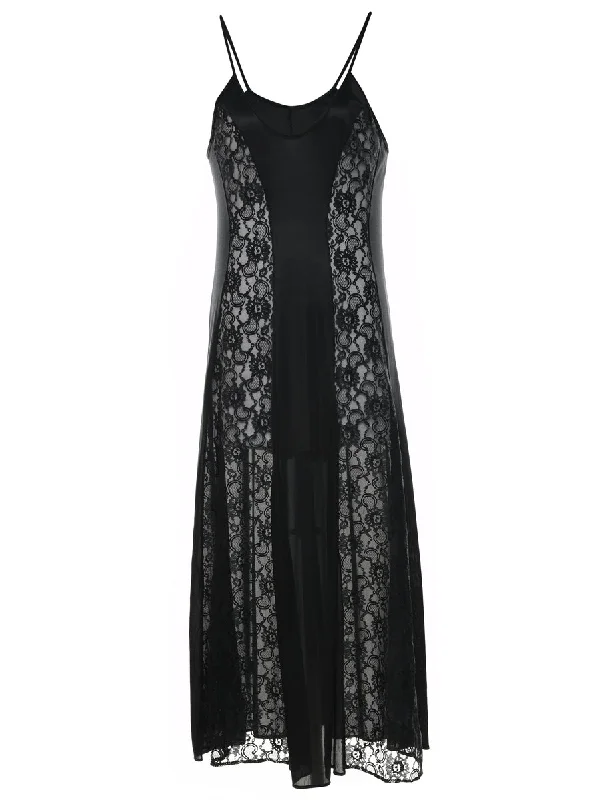 Get It Before It’s Gone fashionable quilted coatBlack Classic Lace Nightdress - S