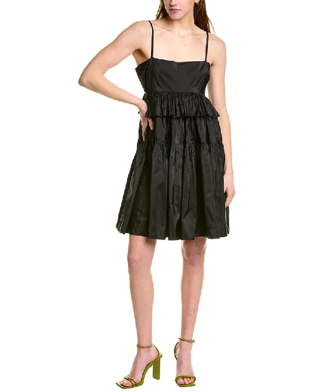 formal dressCynthia Rowley Taffeta Silk Babydoll Dress