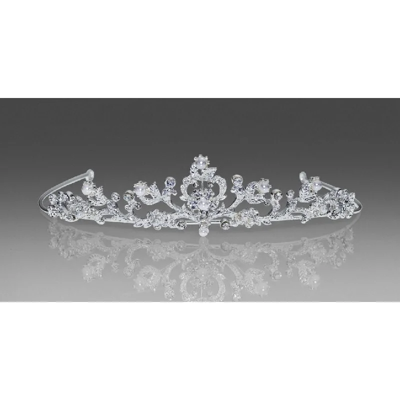 Members Only midi dressWhite Pearl and Crystal Tiara