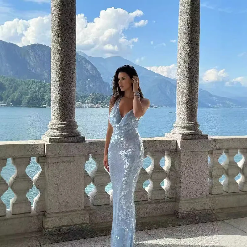 Price Drop Alert casual summer dressWomen's Fashion Slim Fit Beaded Dress