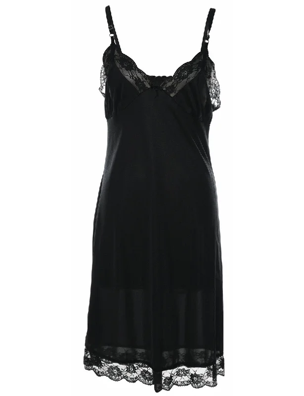 Savings Alert trendy bomber coatBlack Lace Slip - S